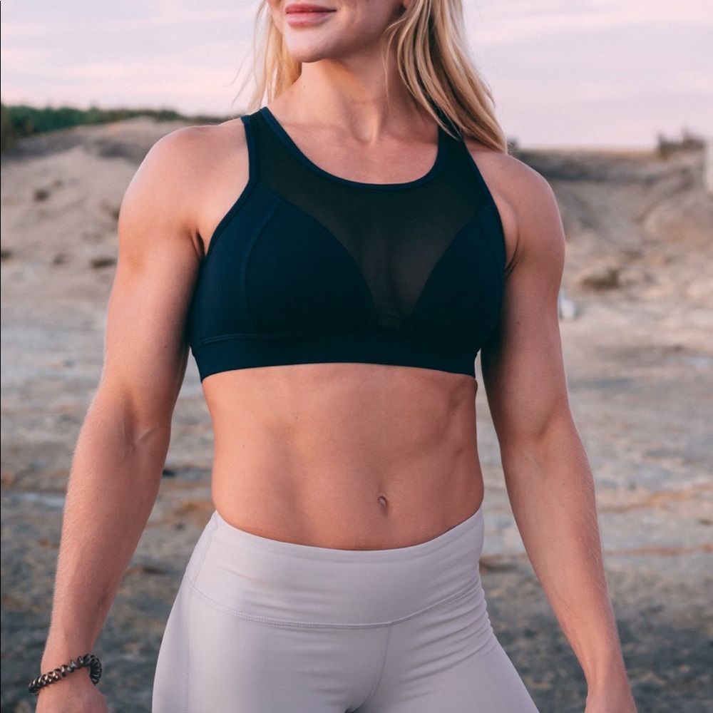 Ence Wear Navy Sports Bra